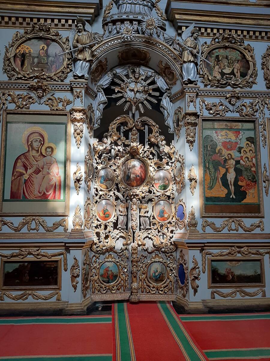 Церковь Богоявления Господня, Соликамск (Соликамский район и г. Соликамск, Пермский край). интерьер и убранство, Царские врата главного иконостаса