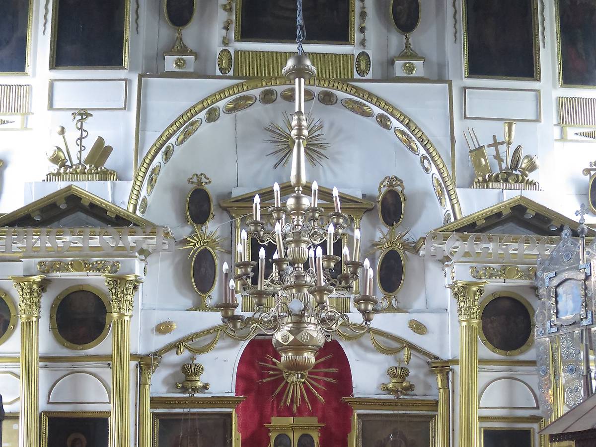 Паникадило, интерьер и убранство. Церковь Димитрия царевича "на поле", Углич (Угличский район, Ярославская область)