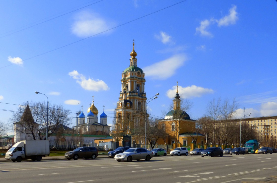 Таганский. Церковь Сорока мучеников Севастийских в Спасской слободе. общий вид в ландшафте