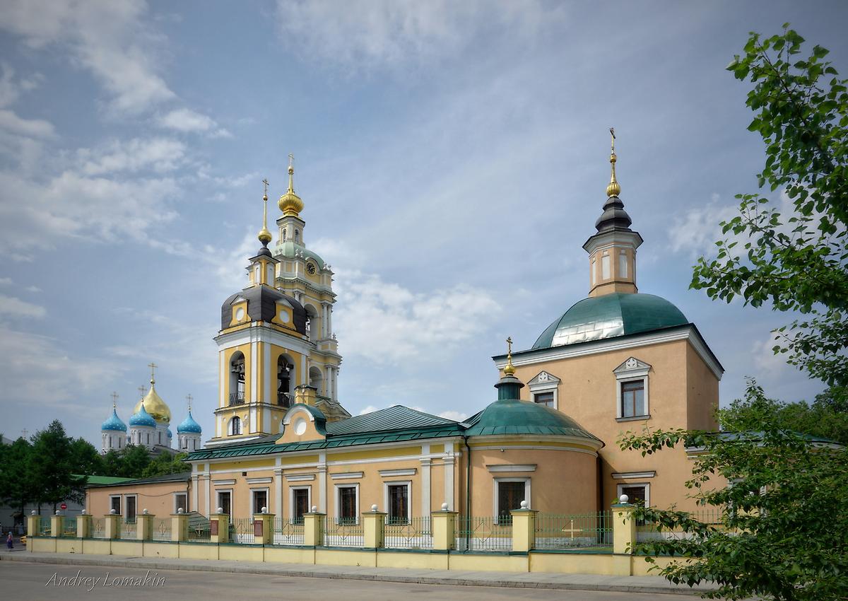Церковь Сорока мучеников Севастийских у Новоспасского монастыря, фасады. Церковь Сорока мучеников Севастийских в Спасской слободе, Таганский (Центральный административный округ (ЦАО), г. Москва)