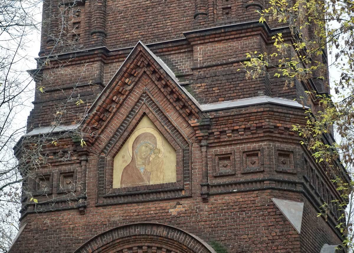 Часовня Казанской иконы Божией Матери в колокольне бывшего Казанского Головинского монастыря, Головинский (Северный административный округ (САО), г. Москва). архитектурные детали
