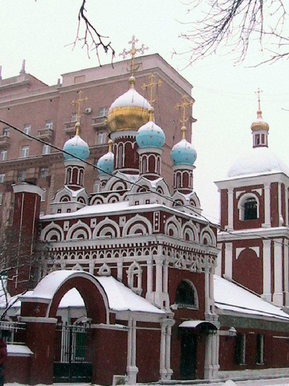 Таганский. Церковь Успения Пресвятой Богородицы в Гончарах. фасады