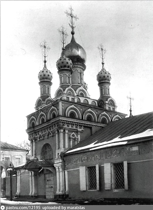 Церковь Успения Пресвятой Богородицы в Гончарах, Таганский (Центральный административный округ (ЦАО), г. Москва). архивная фотография, Фотография с сайта pastvu.ru Фото 1897 г.
