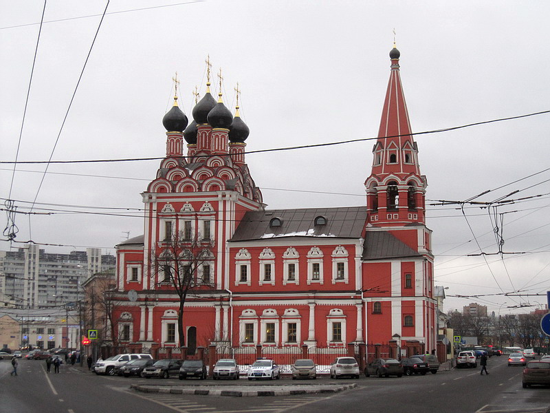 Таганский. Церковь Николая Чудотворца на Болвановке. фасады, Москва. Церковь Николая Чудотворца на Болвановке.