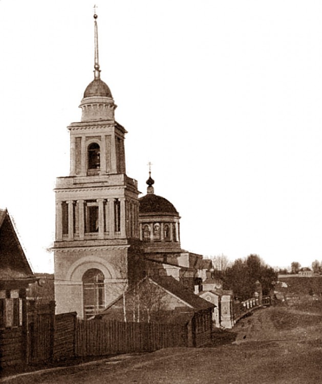 Кафедральный собор Оковецкой иконы Божией Матери, Ржев (Ржевский район и г. Ржев, Тверская область). архивная фотография, Фото 1909г.