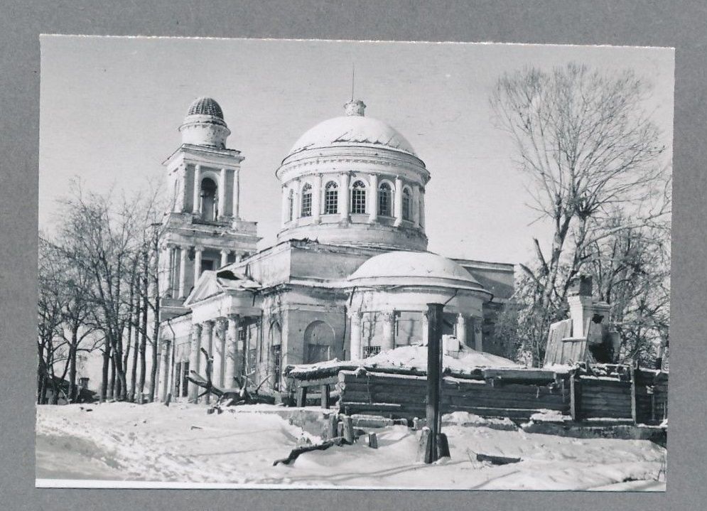 Кафедральный собор Оковецкой иконы Божией Матери, Ржев (Ржевский район и г. Ржев, Тверская область). архивная фотография, Фото 1942 г. с аукциона e-bay.de