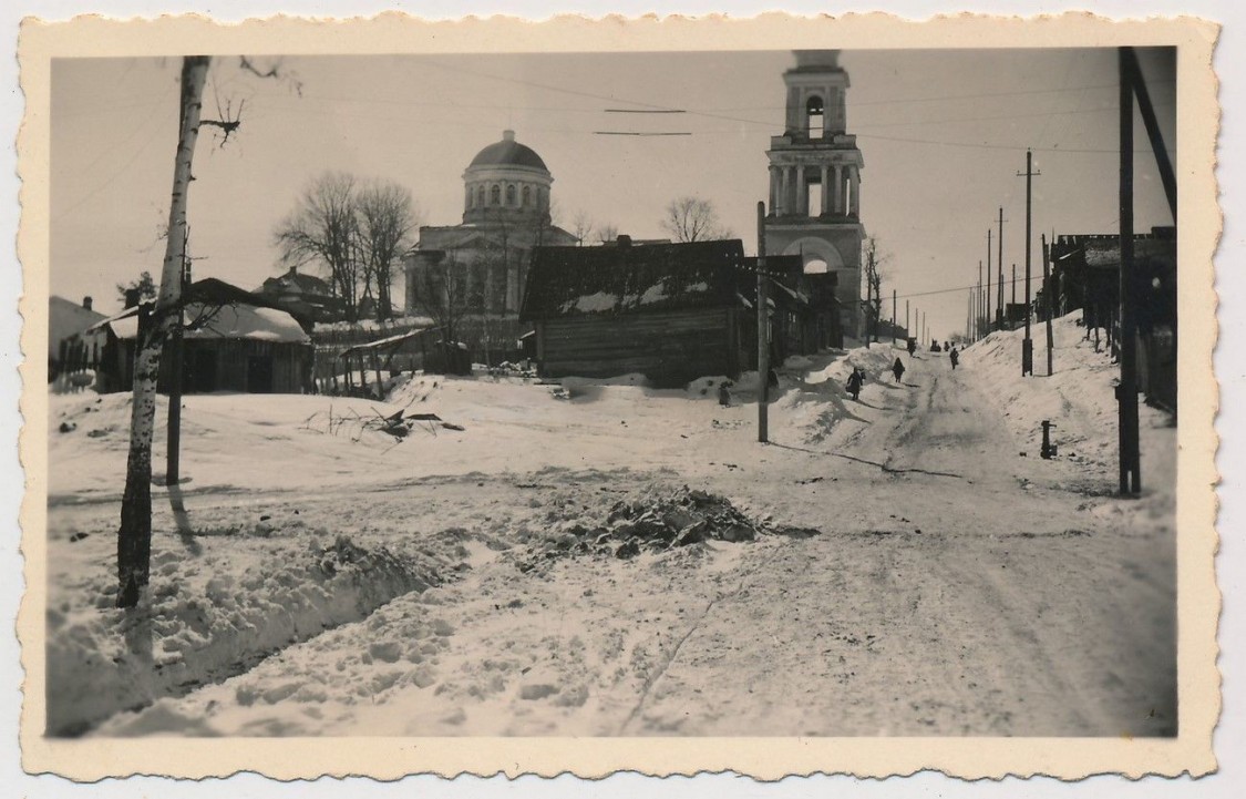 Ржев. Кафедральный собор Оковецкой иконы Божией Матери. архивная фотография, Вид с севера. Фото 1942 г. с аукциона e-bay.de