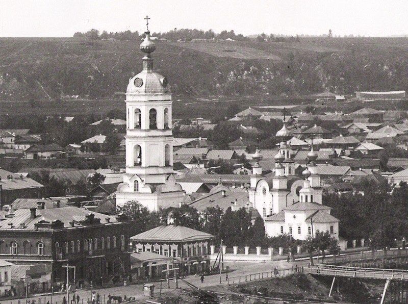 Церковь Успения Пресвятой Богородицы, Кунгур (Кунгурский район и г. Кунгур, Пермский край). архивная фотография, 1900—1917 с сайта https://pastvu.com/p/438979