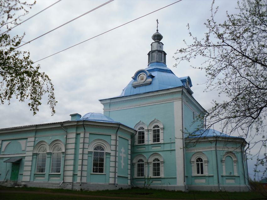 Кыласово. Церковь Николая Чудотворца. фасады, вид с юго-востока