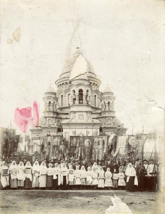 Нижняя Салда. Церковь Александра Невского. архивная фотография, Архивное фото. Источник: Культурное наследие Нижней Салды, http://yfnfkmz1960.jimdofree.com/история-родного-города/культурное-наследие-нижней-салды/