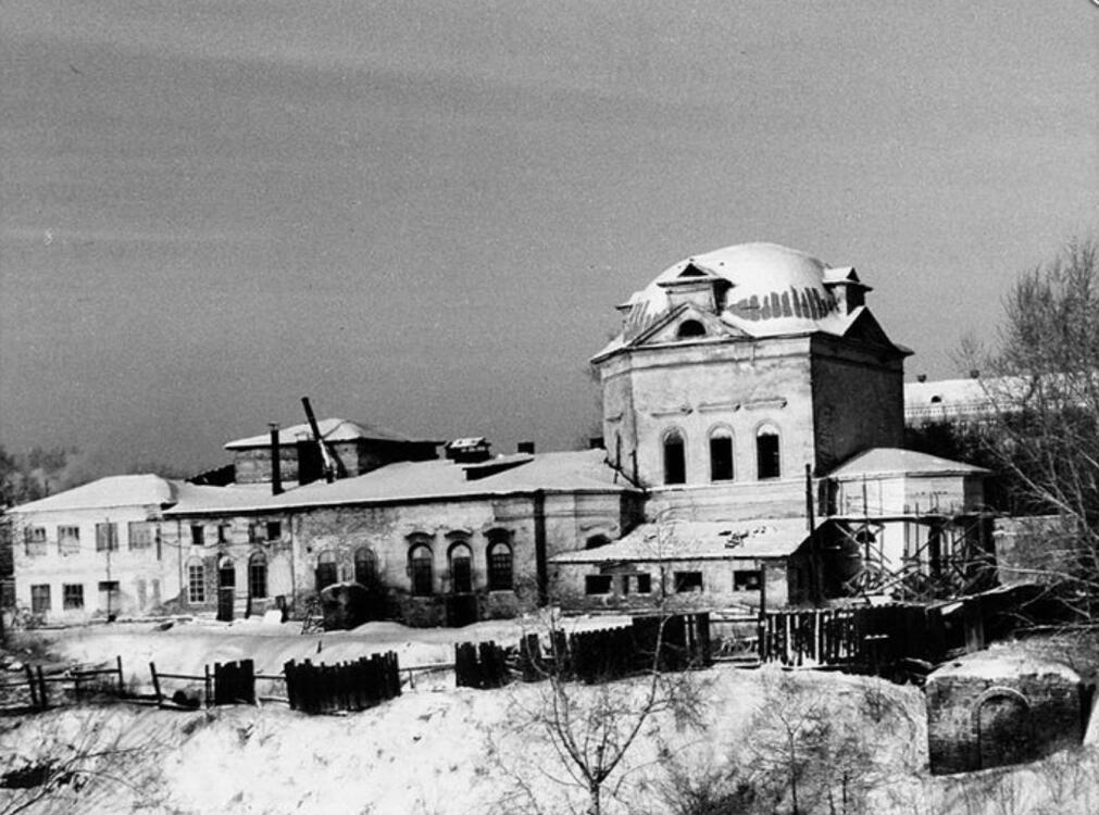 Алапаевск. Собор Троицы Живоначальной. архивная фотография, начало реставрации