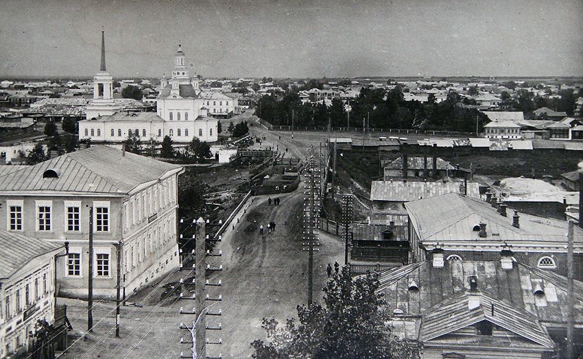 Собор Троицы Живоначальной, Алапаевск (Алапаевск (МО город Алапаевск), Свердловская область). архивная фотография, Фотография нач. ХХ века
