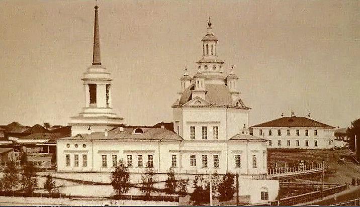Фотография 1910-1916 гг., архивная фотография. Собор Троицы Живоначальной, Алапаевск (Алапаевск (МО город Алапаевск), Свердловская область)