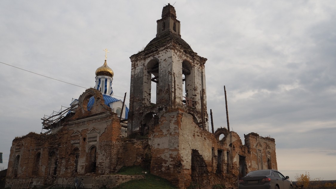 Голубковское. Церковь Вознесения Господня. фасады