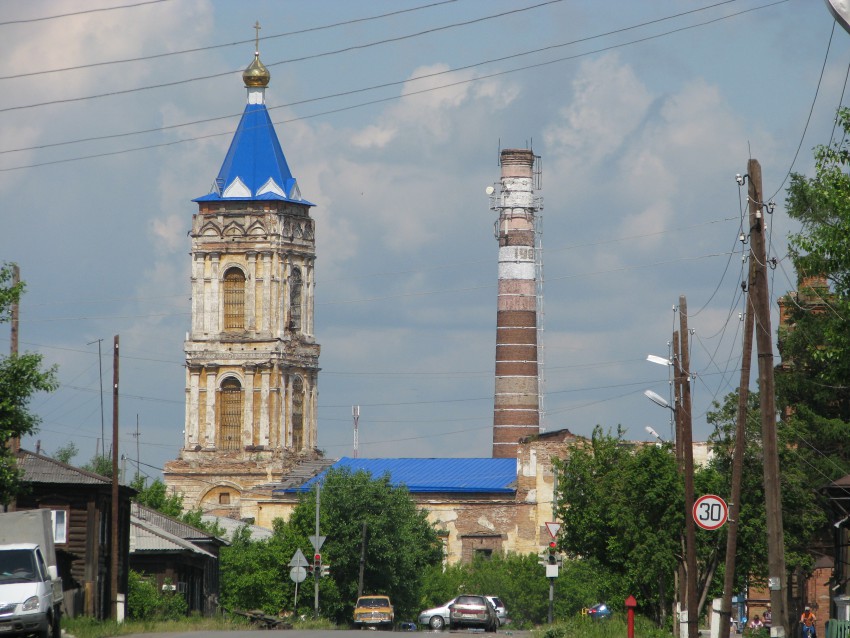 Ирбит. Церковь Сретения Господня. общий вид в ландшафте