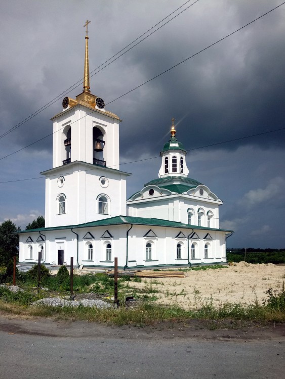 Туринск. Церковь Спаса Всемилостивого. фасады, Август. 2018 год