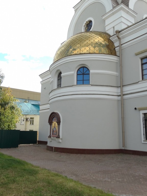 Алтарная часть храма., архитектурные детали. Церковь Николая Чудотворца на Патриаршьем подворье, Екатеринбург (Екатеринбург, город, Свердловская область)