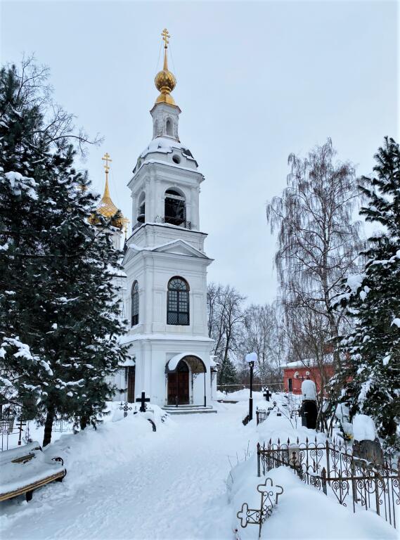 Церковь Вознесения Господня, Рыбинск (Рыбинск, город, Ярославская область). фасады, Вид от входа на кладбище