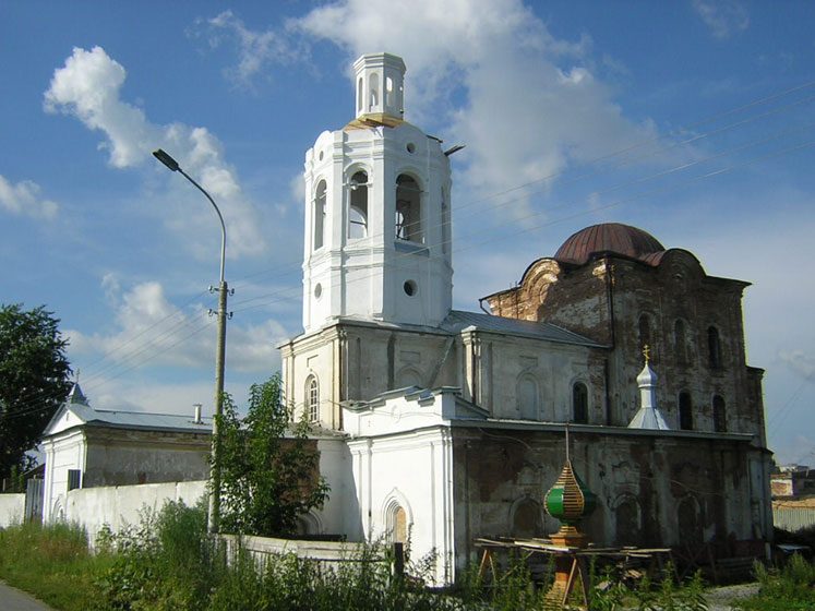 Церковь Вознесения Господня и Георгия Победоносца, Тюмень (Тюмень, город, Тюменская область). документальные фотографии