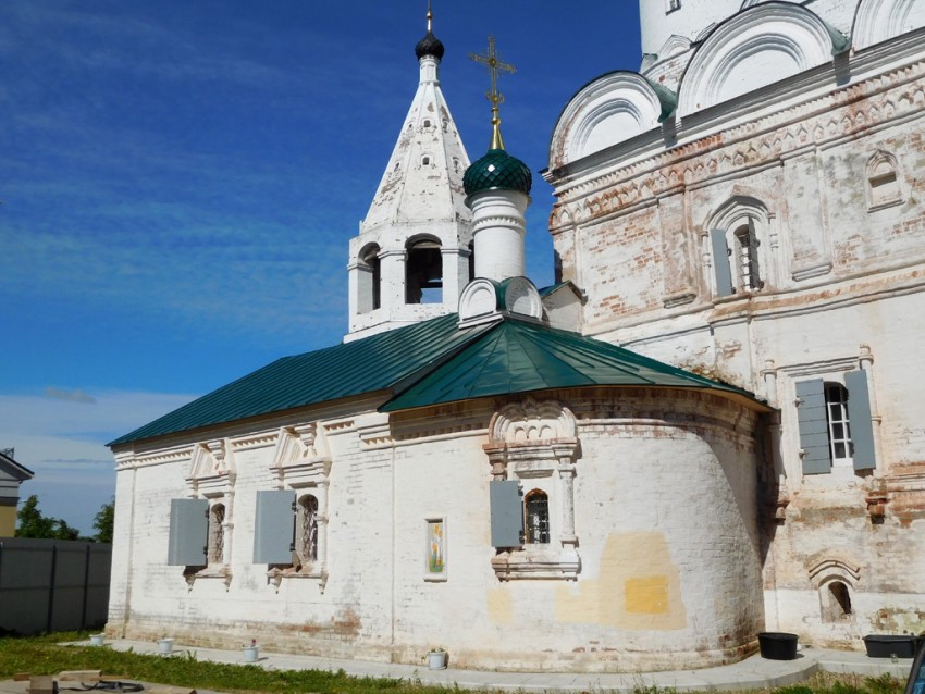 Кострома. Церковь Вознесения Господня. архитектурные детали, Никольский придел