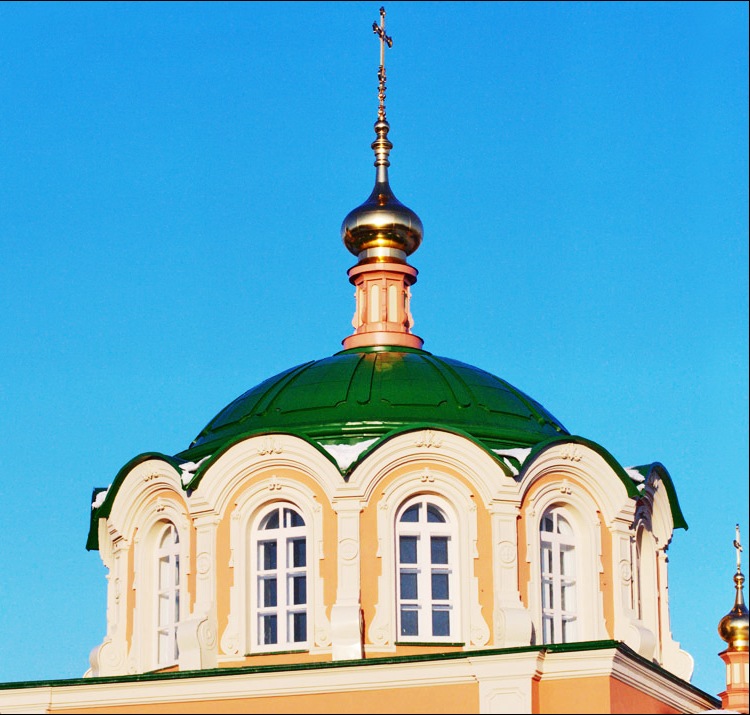 Тюмень. Богородично-Рождественский Ильинский женский монастырь. Церковь Илии Пророка. архитектурные детали