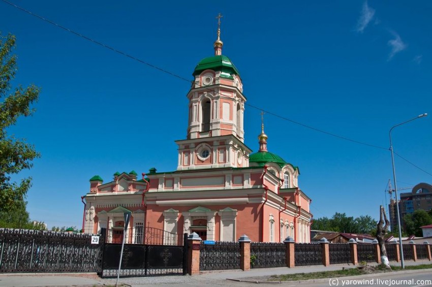 Тюмень. Богородично-Рождественский Ильинский женский монастырь. Церковь Илии Пророка. фасады