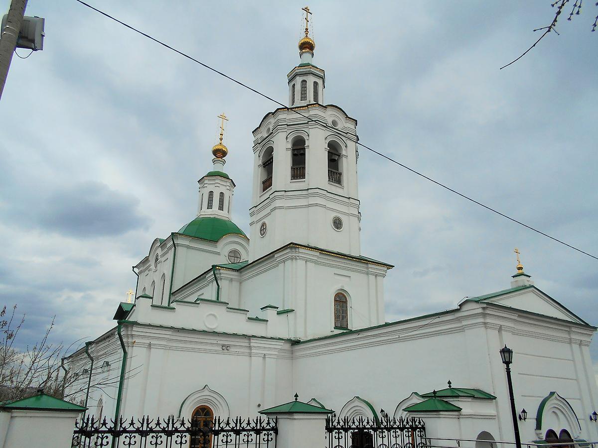 фасады. Церковь Вознесения Господня и Георгия Победоносца, Тюмень (Тюмень, город, Тюменская область)