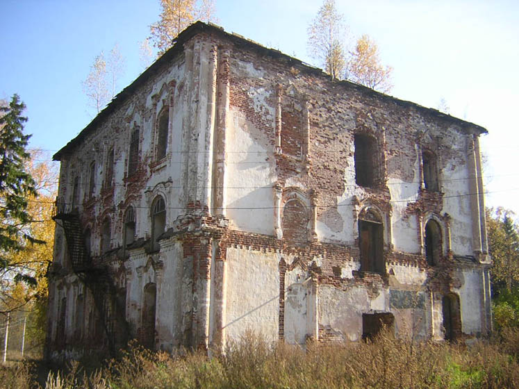Церковь Троицы Живоначальной, Улома (Череповецкий район, Вологодская область). фасады, Троицкая церковь