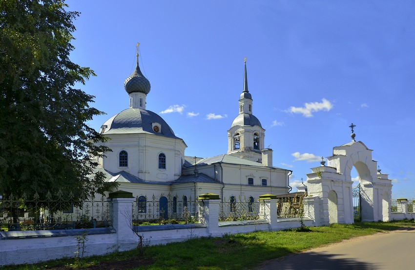 Церковь Александра и Антонины в Селище, Кострома (Кострома, город, Костромская область). фасады
