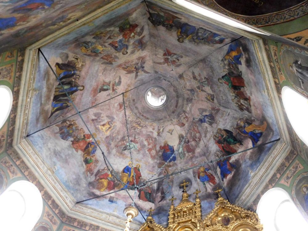 Церковь Александра и Антонины в Селище, Кострома (Кострома, город, Костромская область). интерьер и убранство, Роспись свода церкви