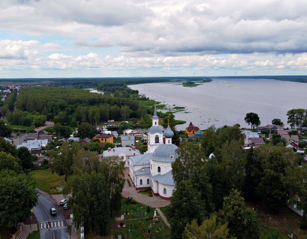 Церковь Александра и Антонины в Селище, Кострома (Кострома, город, Костромская область). общий вид в ландшафте