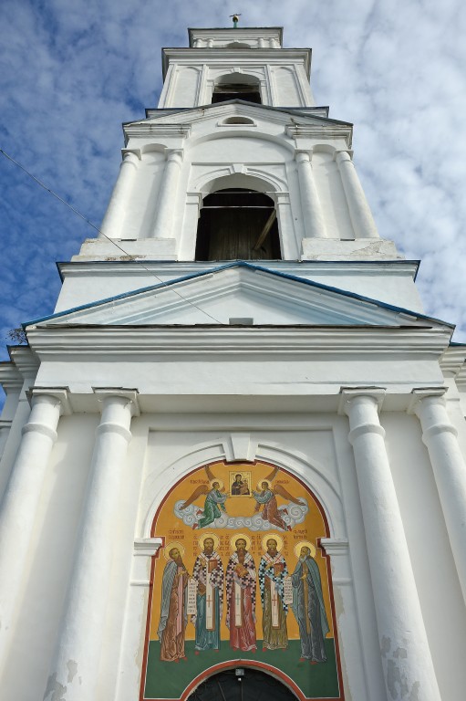Церковь Смоленской Иконы Божией Матери, Диево-Городище (Некрасовский район, Ярославская область). архитектурные детали, фасад колокольни