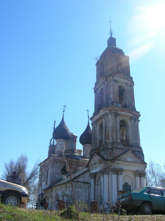 Церковь Спаса Нерукотворного Образа, Рыбницы (Некрасовский район, Ярославская область). фасады