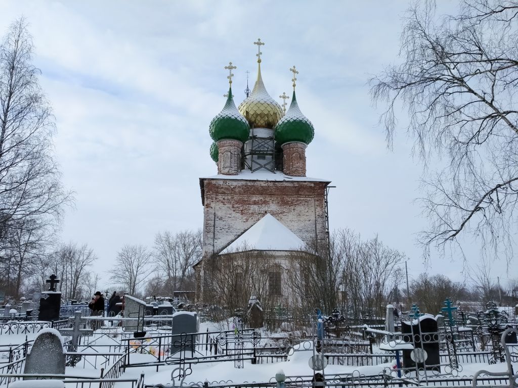 Церковь Спаса Нерукотворного Образа, Рыбницы (Некрасовский район, Ярославская область). фасады