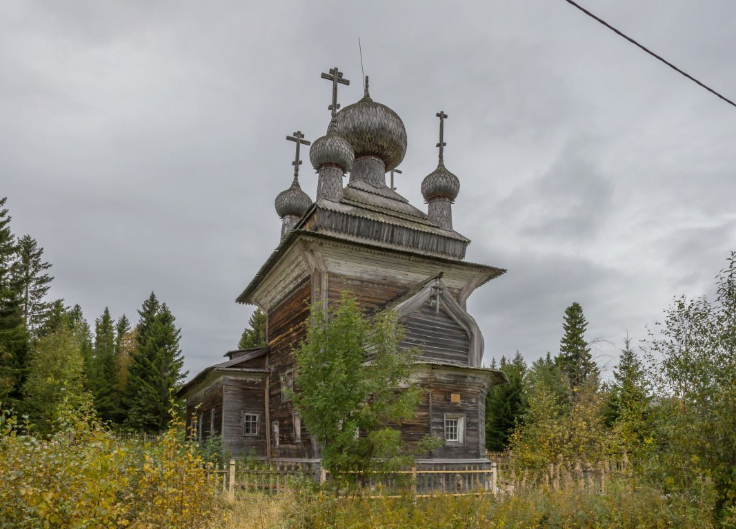 Церковь Петра и Павла, Вирма (Беломорский район, Республика Карелия). фасады, Вид с юго-востока