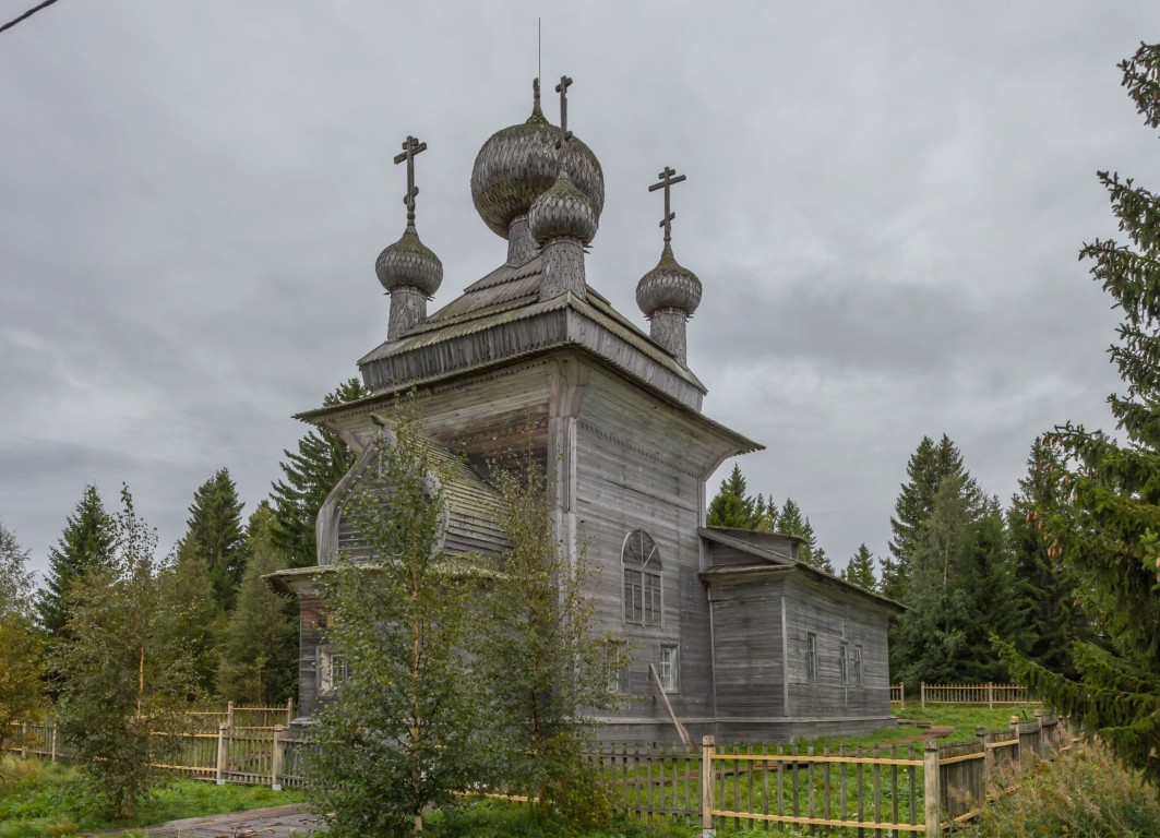 Церковь Петра и Павла, Вирма (Беломорский район, Республика Карелия). фасады, Вид с северо-востока