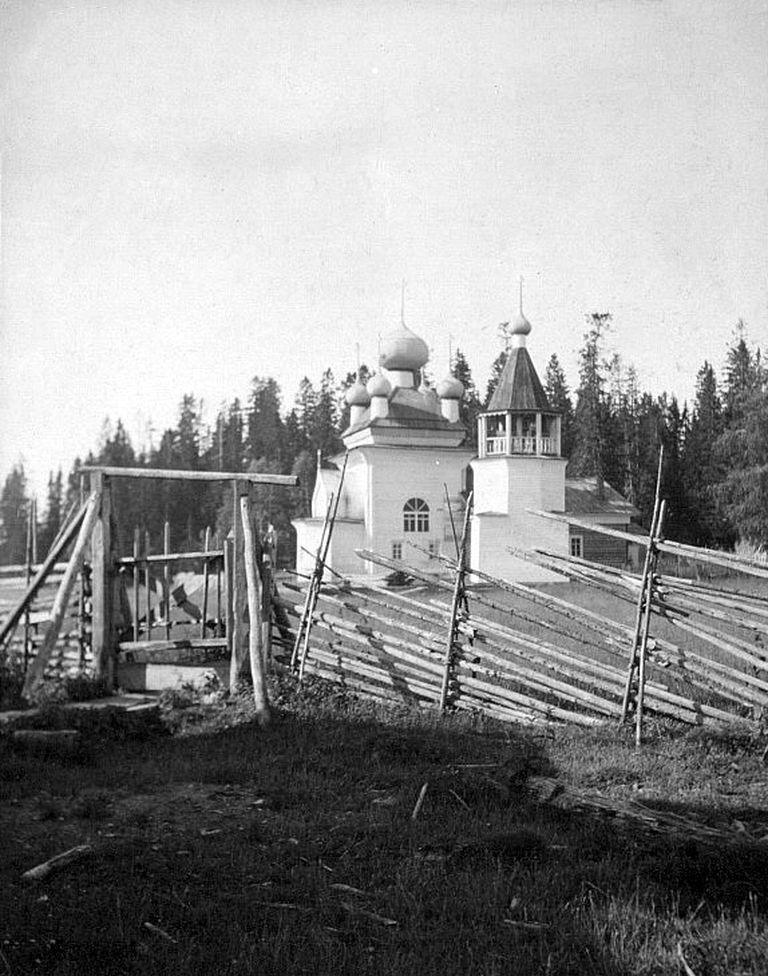 Церковь Петра и Павла, Вирма (Беломорский район, Республика Карелия). архивная фотография, Фото 1910 года.  Автор П.З. Захаров