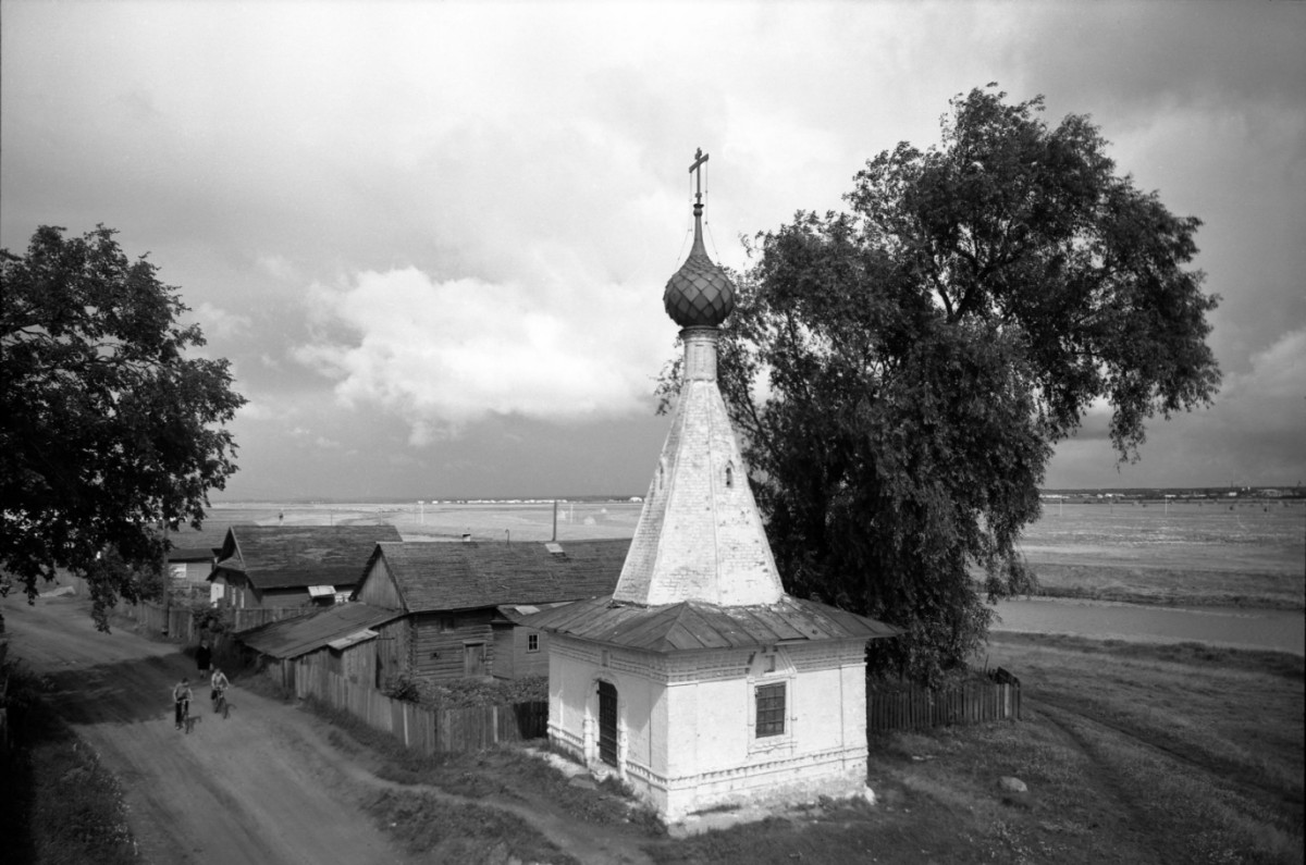 Некрасово. Часовня Креста Господня на Святом озере. архивная фотография, Фото 1960-ых годов из частного архива