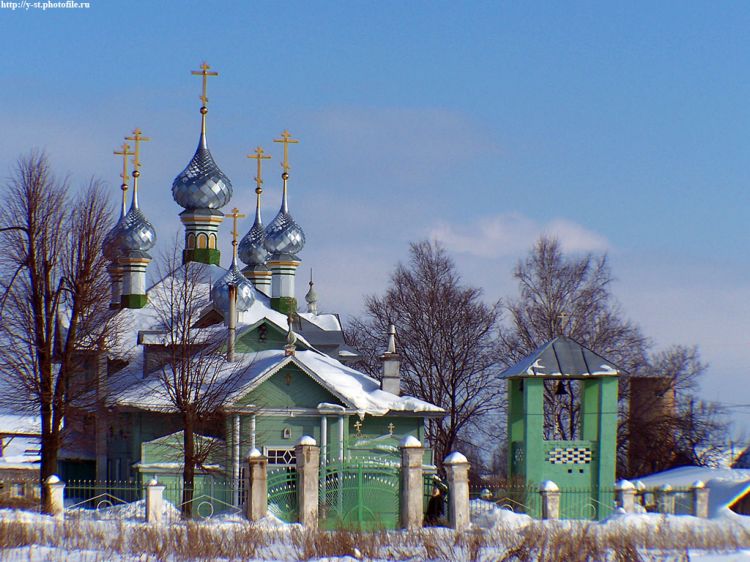 Стрельниково. Церковь Покрова Пресвятой Богородицы. фасады