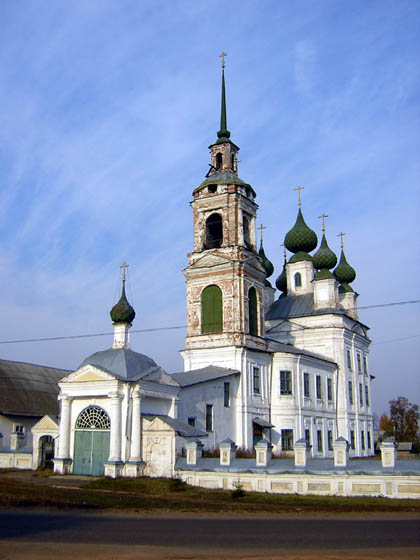 Шунга. Церковь Покрова Пресвятой Богородицы. фасады