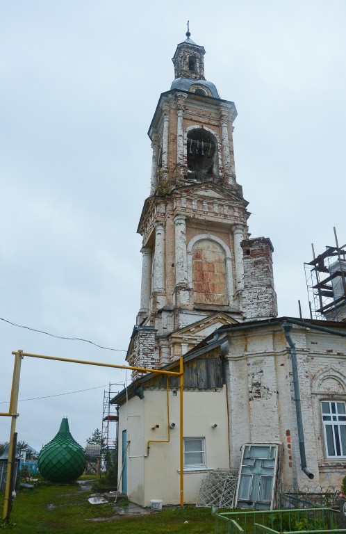 Церковь Николая Чудотворца, Саметь (Костромской район, Костромская область). архитектурные детали