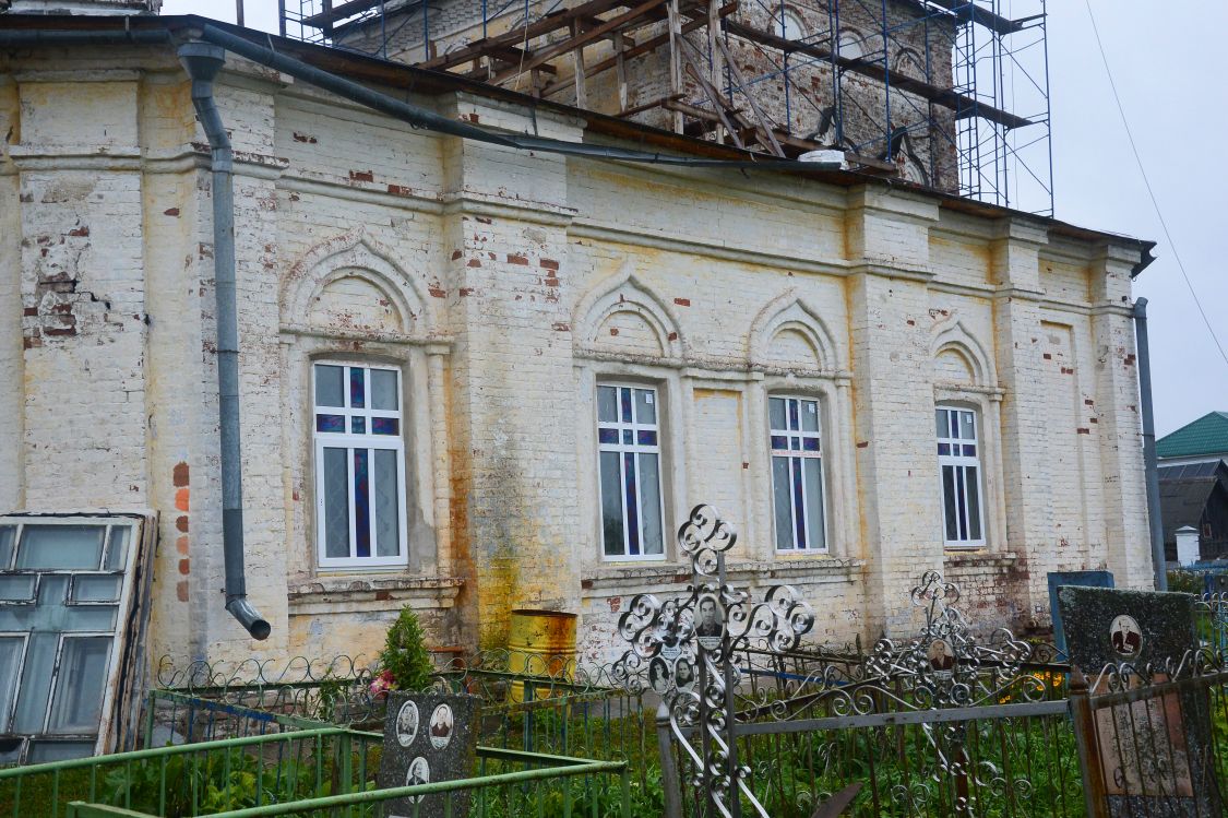 Церковь Николая Чудотворца, Саметь (Костромской район, Костромская область). архитектурные детали
