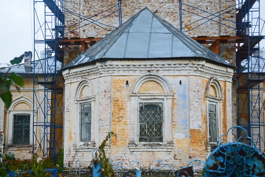 Церковь Николая Чудотворца, Саметь (Костромской район, Костромская область). архитектурные детали