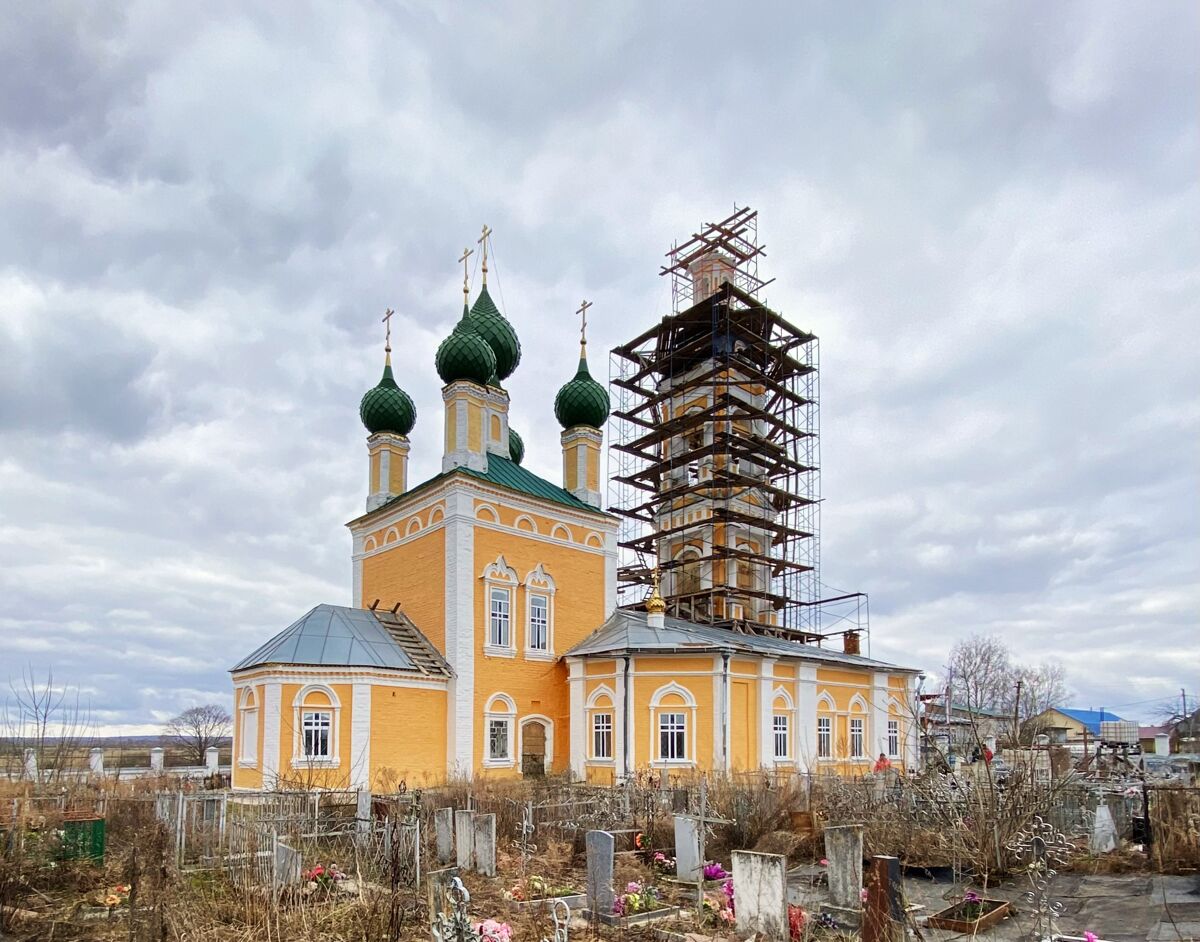 Саметь. Церковь Николая Чудотворца. документальные фотографии, Вид с северо-востока