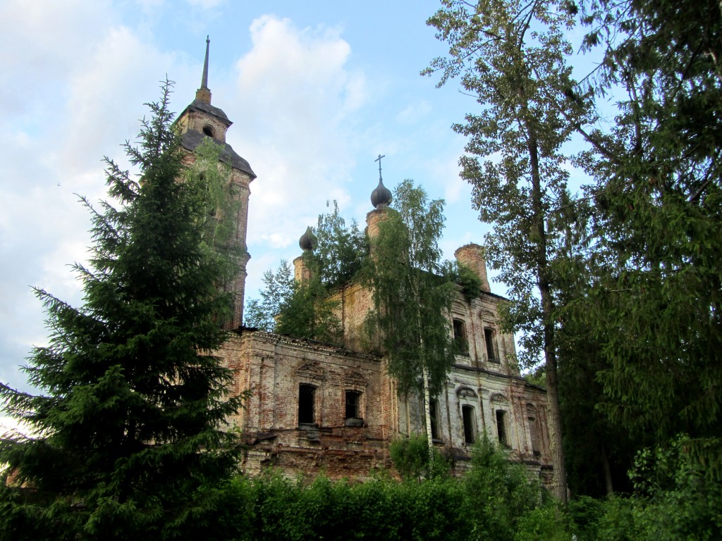 Церковь Собора Пресвятой Богородицы, Коровье, село (Чухломский район, Костромская область). фасады