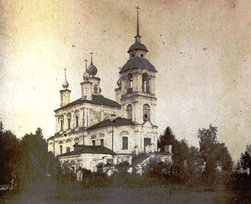 Церковь Собора Пресвятой Богородицы, Коровье, село (Чухломский район, Костромская область). архивная фотография, Общий вид храма