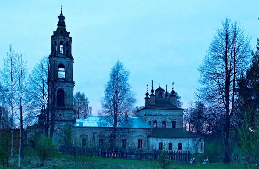 Церковь Воскресения Христова, Верховье (Солигаличский район, Костромская область). фасады
