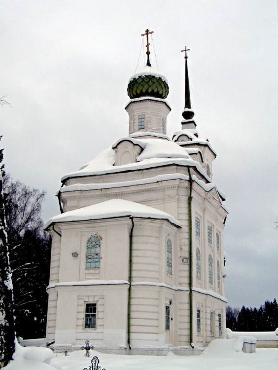 Церковь Николая Чудотворца, Николо-Бережки (Островский район, Костромская область). фасады