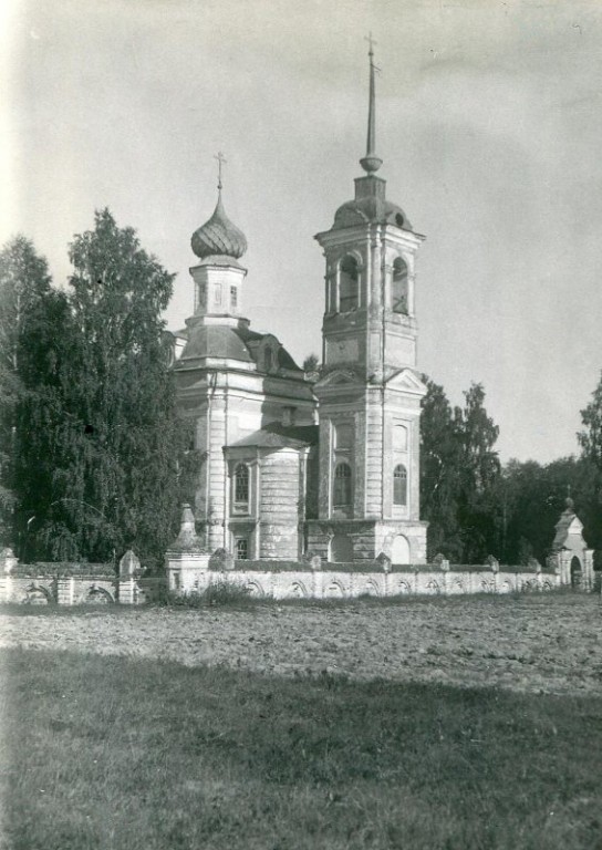 Николо-Бережки. Церковь Николая Чудотворца. архивная фотография, Фото 1938 года из фондов Государственного мемориального и природного музея-заповедника А.Н. Островского 