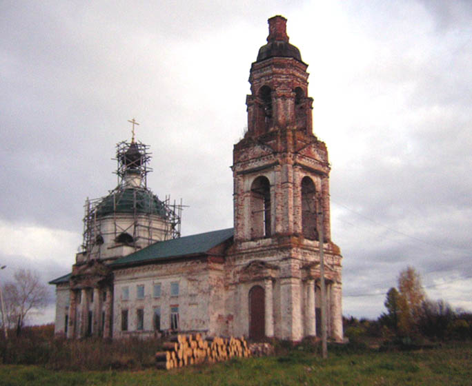 Церковь Рождества Христова, Прискоково (Красносельский район, Костромская область). фасады